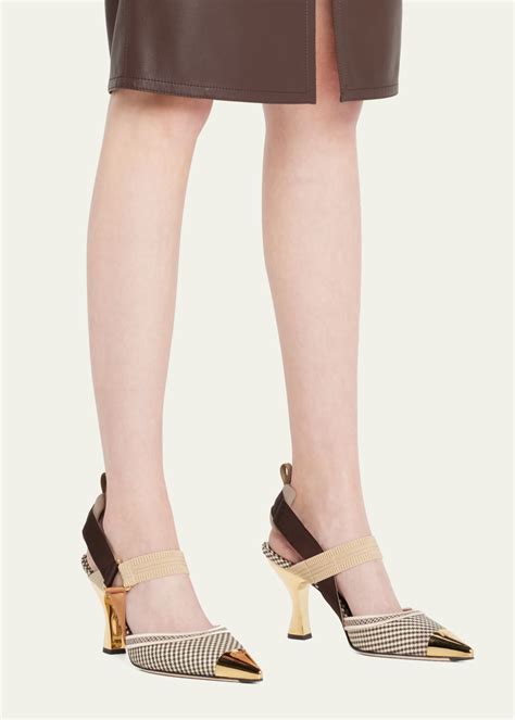 fendi colobri|fendi colibri slingback pumps.